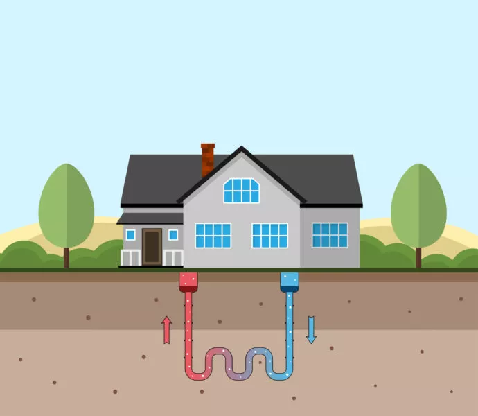 Geothermal heat pump graphic 